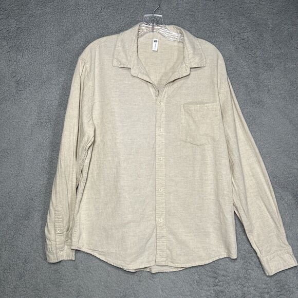 Trend Living Linen Blend Women’s 2XL Button Down Blouse - Picture 1 of 7